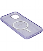 Etui plecki Guess Glitter Gold MagSafe do Apple iPhone 11 Purple (3666339125608) - obraz 4
