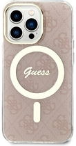 Панель Guess 4G MagSafe для Apple iPhone 13/13 Pro Рожевий (3666339127350) - зображення 2