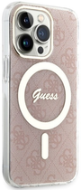 Панель Guess 4G MagSafe для Apple iPhone 13/13 Pro Рожевий (3666339127350) - зображення 3