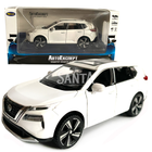 Игрушечная машинка металлическая Nissan X-Trail VC-Turbo 300, ниссан, белая, звук, свет, инерция, откр двери, капот, Автоэксперт, 1:32,14,5*7*6см (ТК-10415)