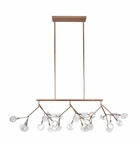 Люстра Lightled 110 см 27 ламп Золотий (918LP264-27 RS+CL)
