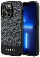 Панель Guess G Cube Stripes MagSafe для Apple iPhone 14 Pro Чорний (3666339112448) - зображення 1