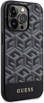 Etui plecki Guess G Cube Stripes MagSafe do Apple iPhone 14 Pro Black (3666339112448) - obraz 3