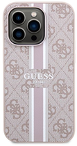 Панель Guess 4G Printed Stripes MagSafe для Apple iPhone 14 Pro Рожевий (3666339119898) - зображення 2