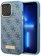 Панель Guess 4G Logo Plate MagSafe для Apple iPhone 14 Pro Синій (3666339070007) - зображення 1