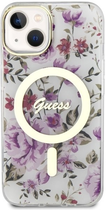 Панель Guess Flower MagSafe для Apple iPhone 14 Plus Прозорий (3666339115647) - зображення 2