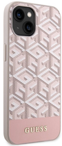 Панель Guess G Cube Stripes MagSafe для Apple iPhone 14 Plus Рожевий (3666339112516) - зображення 3