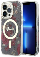 Панель Guess Flower MagSafe для Apple iPhone 14 Pro Max Хакі (3666339115623) - зображення 1