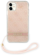 Панель Guess 4G Print Strap для Apple iPhone 11 Рожевий (3666339041960) - зображення 1