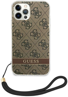 Панель Guess 4G Print Strap для Apple iPhone 12/12 Pro Коричневий (3666339046415) - зображення 2