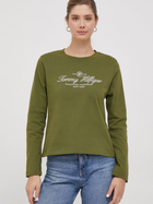 Лонгслів довгий жіночий Tommy Hilfiger WW0WW40292-Green S Зелений (8720645372103)