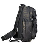 Тактический однолямочный рюкзак Camotec скрытым отделением для оружия TCB Multicam Black - изображение 4