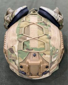 Кавер тактический multicam для шлема на каску ARCH PGD Denmark кавер мультикам фаст без ушей чехол на шолом L - изображение 1