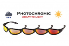 Фотохромні окуляри хамелеони Global Vision Eyewear HERCULES 1 PLUS G-Tech Red (1ГЕР124-91П) - зображення 2