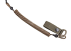 Тренчик-карабін шнур страхувальний кручений паракорд койот 973 MS - зображення 1