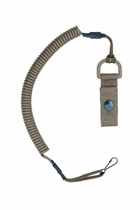 Тренчик-карабін шнур страхувальний кручений паракорд койот 973 MS - зображення 4