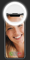 Lampa pierścieniowa Tracer Selfie 5561 K, klips Biały (TRAOSW46799) - obraz 4