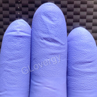Рукавички нітрилові Hoffen розмір S лавандового кольору 100 шт - зображення 3
