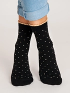 Жіночі шкарпетки Noviti SB013-W-03 39-42 Чорні (5905204303931) - зображення 1