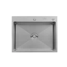 Кухонна мийка Kroner KRP Gebürstet - 6350HM (3.0/1.0 мм) CV031452