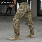Штани тактичні IDOGEAR G3 Combat Pants з наколінниками Розмір S Мультикам - зображення 3