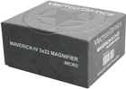 Магніфер Оптичний збільшувач Vector Optics Maverick-IV 3x22 Magnifier MIL Коліматорний приціл Коліматор (2222) - зображення 2