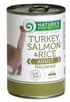 Влажный корм Nature's Protection Neutered Turkey, Salmon&Rice