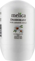 Дезодорант с экстрактом ромашки - Melica With Camomille Extract Deodorant 50ml (206725-22591)