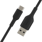 Kabel Belkin Boost Charge USB-C to USB-A Cable, 15 cm, Black (CAB001bt0MBK) - obraz 3