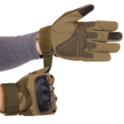 Рукавички тактичні із закритими пальцями SP-Sport BC-8794 Розмір: XL Колір: Оливковий - зображення 2