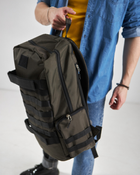 Рюкзак тактичний Kiborg на 36 літрів, дорожній тревел, колір хакі - зображення 3