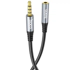 Кабель Hoco UPA20 (2M) підовжувач AUX 3.5мм - Jack 3.5 Чорний