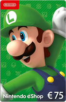 Nintendo eShop Card 75 EUR | Європа