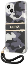 Панель Guess Camo Strap Collection для Apple iPhone 13 mini Black (3666339023119) - зображення 1