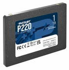 Твердотільний накопичувач SSD Patriot P220 1TB 2.5" 7mm SATAIII P220S1TB25