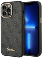 Панель Guess 4G Vintage Gold Logo для Apple iPhone 14 Pro Black (3666339065225) - зображення 1