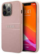 Панель Guess Saffiano Strap для Apple iPhone 14 Pro Pink (3666339088682)