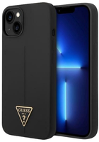 Панель Guess Silicone Triangle для Apple iPhone 14 Plus Black (3666339065850)