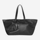 Torebka shopper damska skórzana Look Made With Love 594 Travel Czarna (5903999312091) - obraz 1