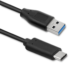 Kabel Qoltec USB 3.0 Type A męski - USB 3.1 Typ-C męski 1.2 m (5901878504919) - obraz 1