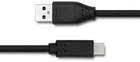 Kabel Qoltec USB 3.0 Type A męski - USB 3.1 Typ-C męski 1.5 m (5901878504926) - obraz 2