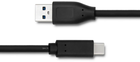 Kabel Qoltec USB 3.0 Type A męski - USB 3.1 Type-C męski 1 m (5901878505008) - obraz 3