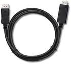 Kabel Qoltec 4K DisplayPort v1.1 męski - HDMI męski 1 m (5901878504407) - obraz 3