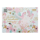 Альбом для малювання 12арк. на скобі ZiBi KIDS Line 1415-06 UNICORNS, бірюзовий (8) /ZB.1415-06/