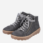 Жіночі зимові черевики Rieker N1020-45 39 25.5 см Сірі (4060596817624) - зображення 4