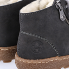 Жіночі зимові черевики Rieker N1020-45 38 24.8 см Сірі (4060596817617) - зображення 13