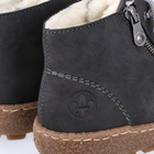 Жіночі зимові черевики Rieker N1020-45 39 25.5 см Сірі (4060596817624) - зображення 13
