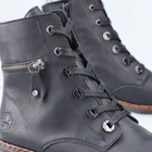 Жіночі черевики високі Rieker 75142-01 38 24.8 см Чорні (4061811022168) - зображення 11