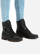 Жіночі черевики високі Rieker 75142-01 40 26.1 см Чорні (4061811022182) - зображення 10