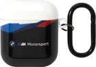 Etui CG Mobile BMW do AirPods 1 / 2 Czarny Przezroczysta pokrywka (3666339089658) - obraz 2